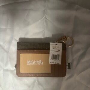 Michael Kors Brown Card Holder